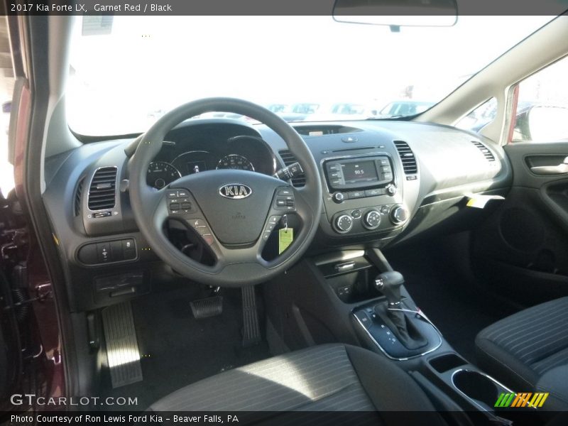Garnet Red / Black 2017 Kia Forte LX