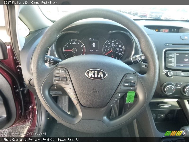Garnet Red / Black 2017 Kia Forte LX