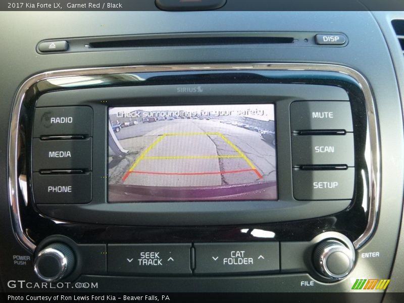 Garnet Red / Black 2017 Kia Forte LX