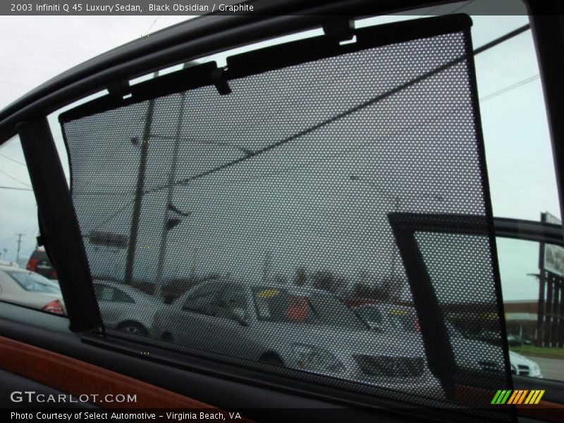 Black Obsidian / Graphite 2003 Infiniti Q 45 Luxury Sedan