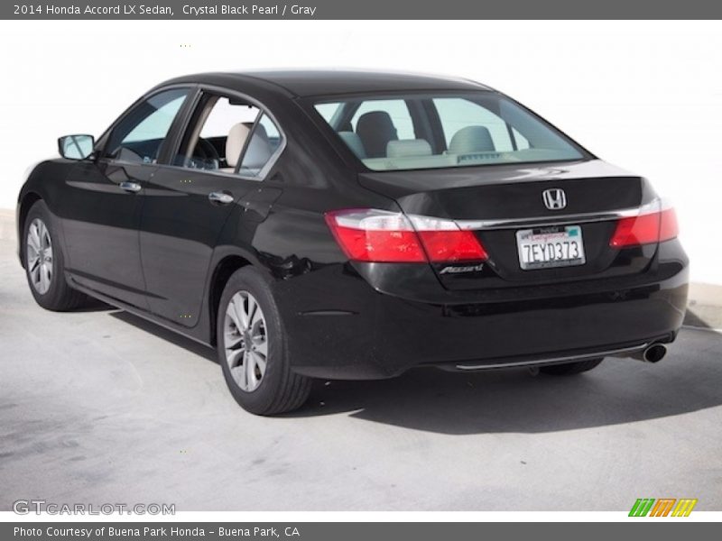 Crystal Black Pearl / Gray 2014 Honda Accord LX Sedan