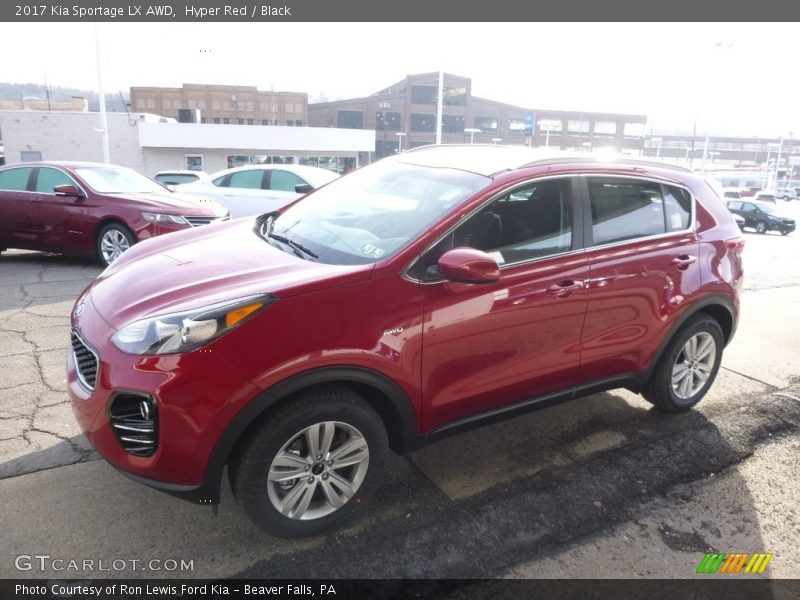 Hyper Red / Black 2017 Kia Sportage LX AWD