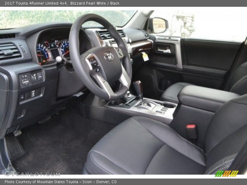 Blizzard Pearl White / Black 2017 Toyota 4Runner Limited 4x4