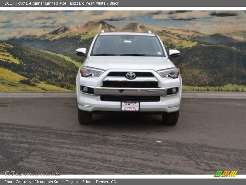 Blizzard Pearl White / Black 2017 Toyota 4Runner Limited 4x4