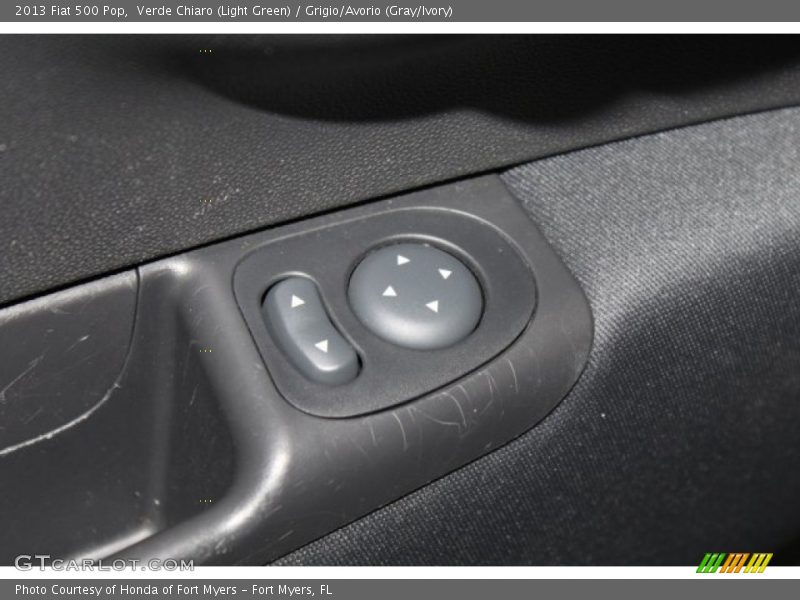 Verde Chiaro (Light Green) / Grigio/Avorio (Gray/Ivory) 2013 Fiat 500 Pop