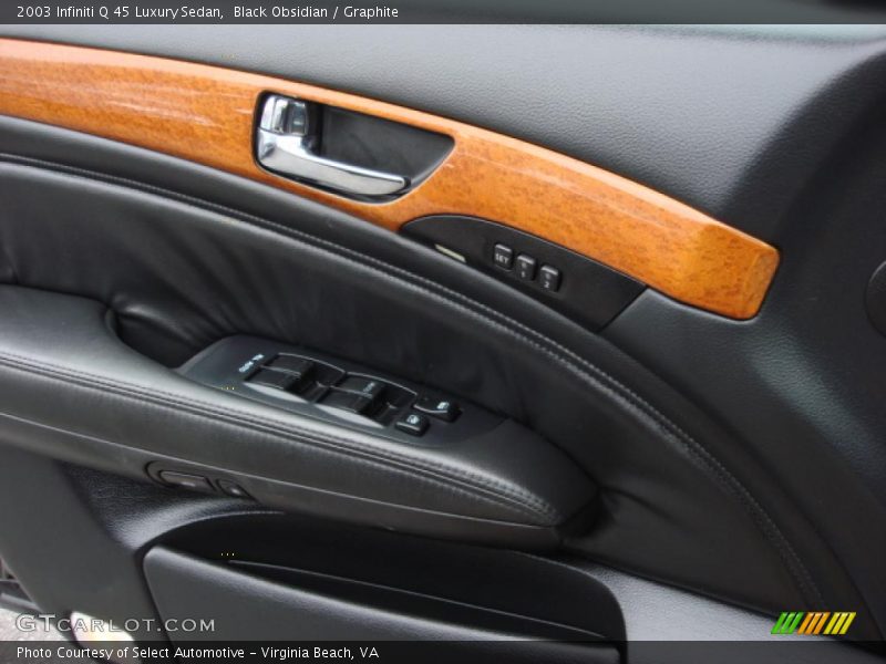 Black Obsidian / Graphite 2003 Infiniti Q 45 Luxury Sedan