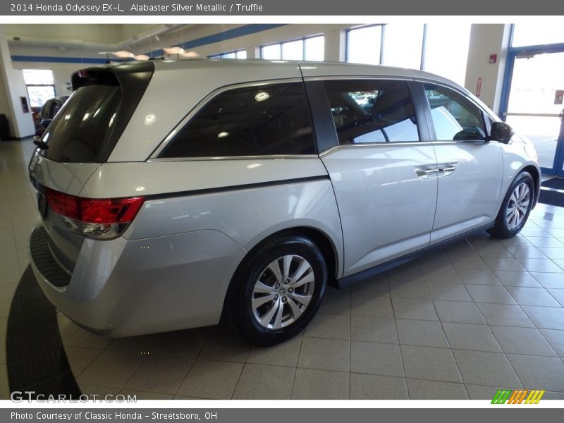 Alabaster Silver Metallic / Truffle 2014 Honda Odyssey EX-L