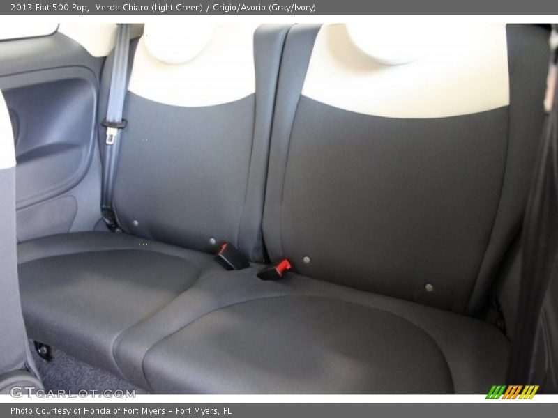 Verde Chiaro (Light Green) / Grigio/Avorio (Gray/Ivory) 2013 Fiat 500 Pop