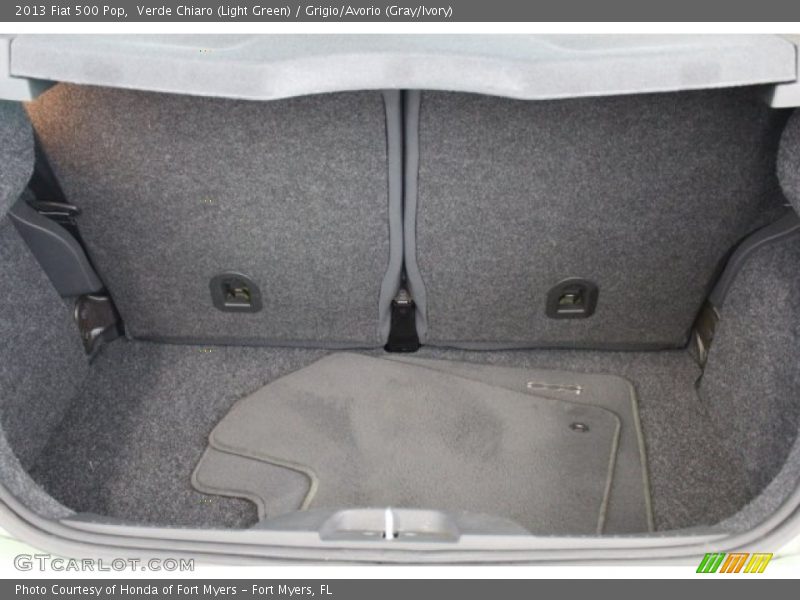 Verde Chiaro (Light Green) / Grigio/Avorio (Gray/Ivory) 2013 Fiat 500 Pop