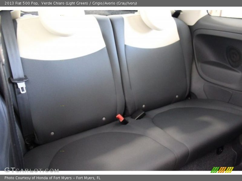 Verde Chiaro (Light Green) / Grigio/Avorio (Gray/Ivory) 2013 Fiat 500 Pop