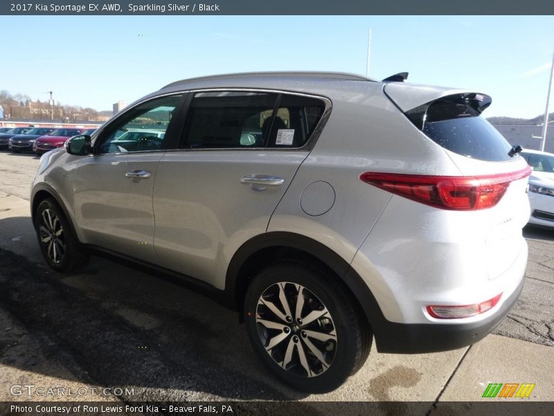 Sparkling Silver / Black 2017 Kia Sportage EX AWD