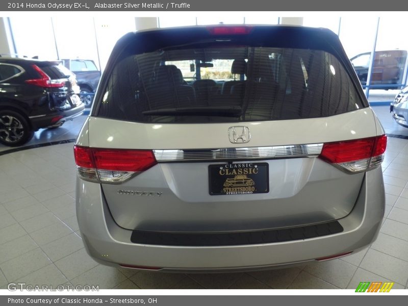 Alabaster Silver Metallic / Truffle 2014 Honda Odyssey EX-L