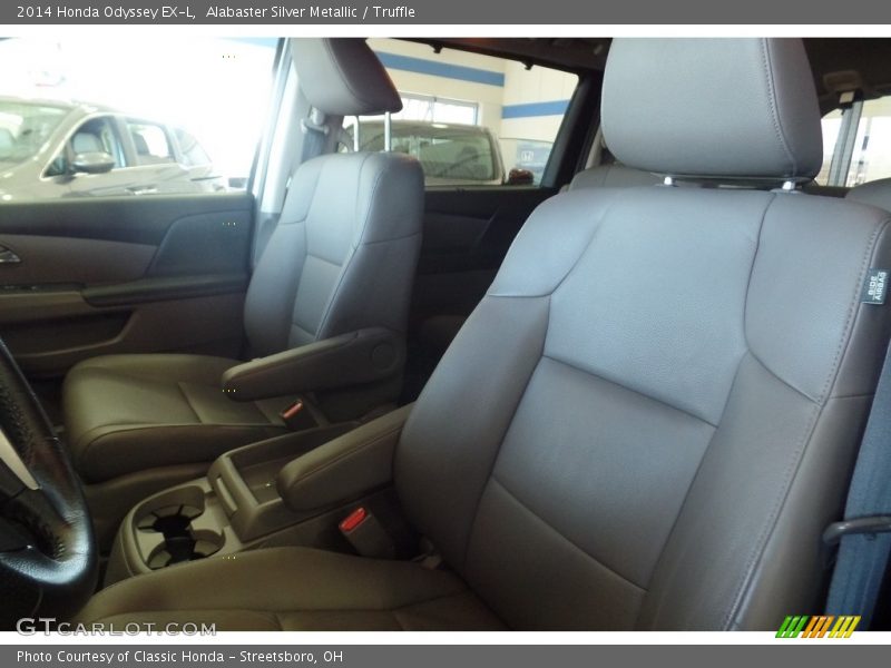 Alabaster Silver Metallic / Truffle 2014 Honda Odyssey EX-L