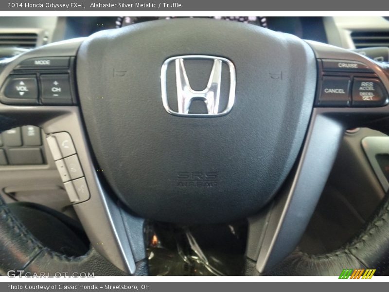 Alabaster Silver Metallic / Truffle 2014 Honda Odyssey EX-L