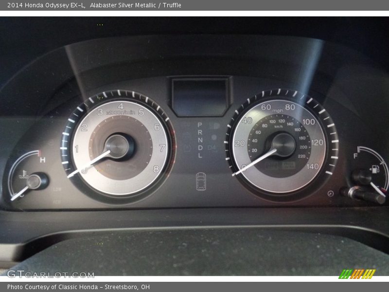 Alabaster Silver Metallic / Truffle 2014 Honda Odyssey EX-L