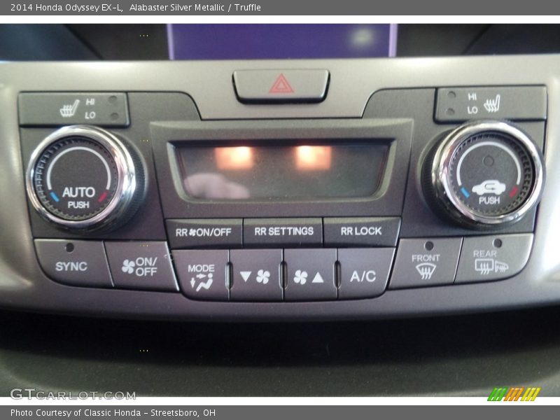 Alabaster Silver Metallic / Truffle 2014 Honda Odyssey EX-L