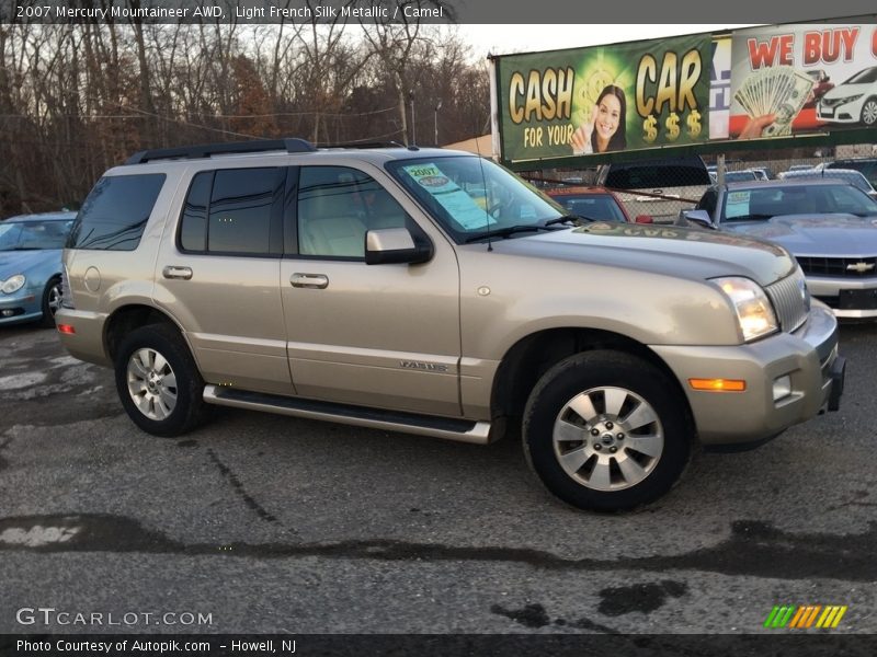 Light French Silk Metallic / Camel 2007 Mercury Mountaineer AWD