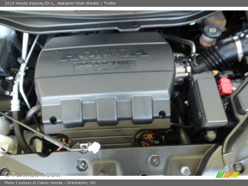 Alabaster Silver Metallic / Truffle 2014 Honda Odyssey EX-L