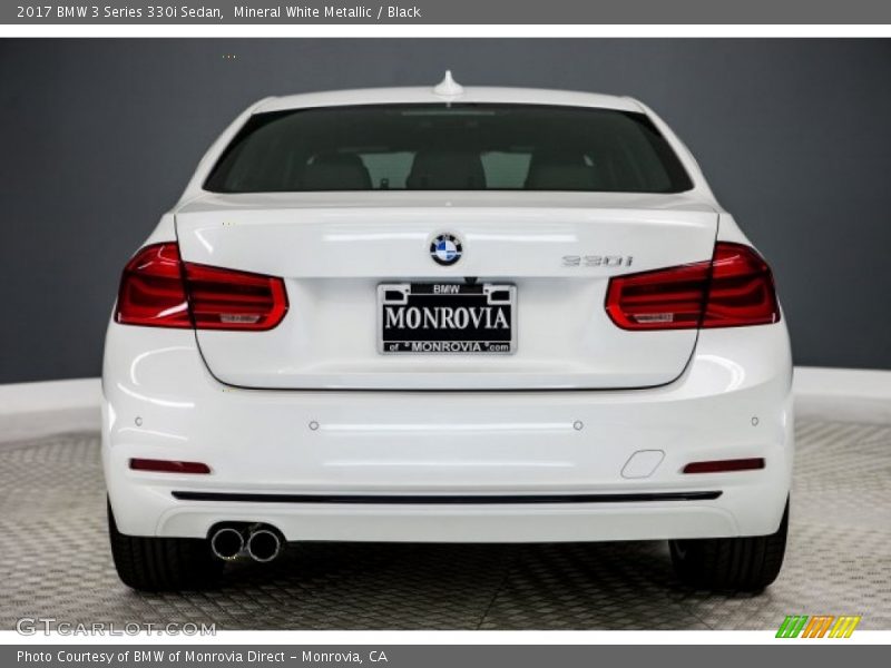 Mineral White Metallic / Black 2017 BMW 3 Series 330i Sedan