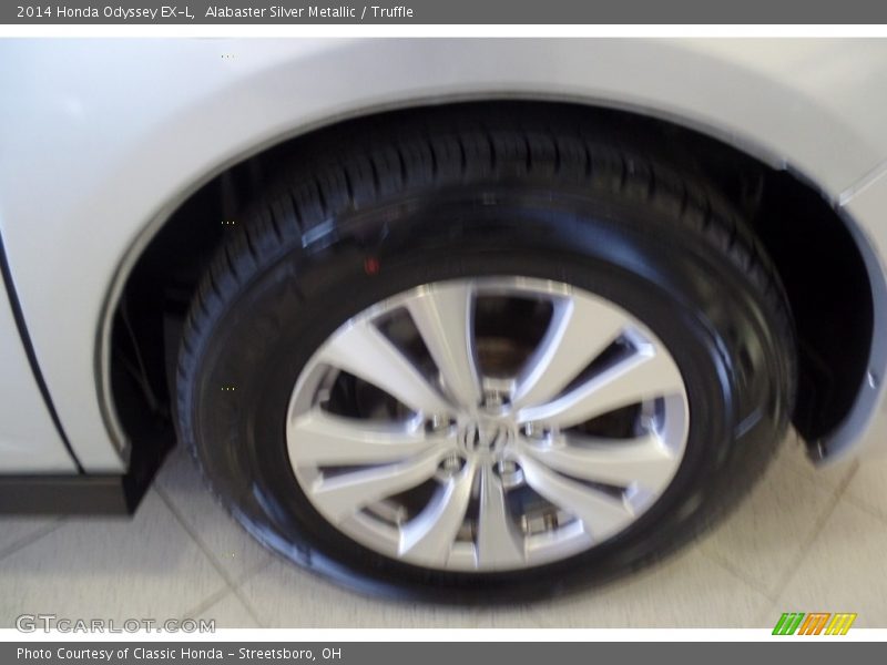 Alabaster Silver Metallic / Truffle 2014 Honda Odyssey EX-L