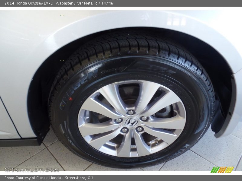 Alabaster Silver Metallic / Truffle 2014 Honda Odyssey EX-L