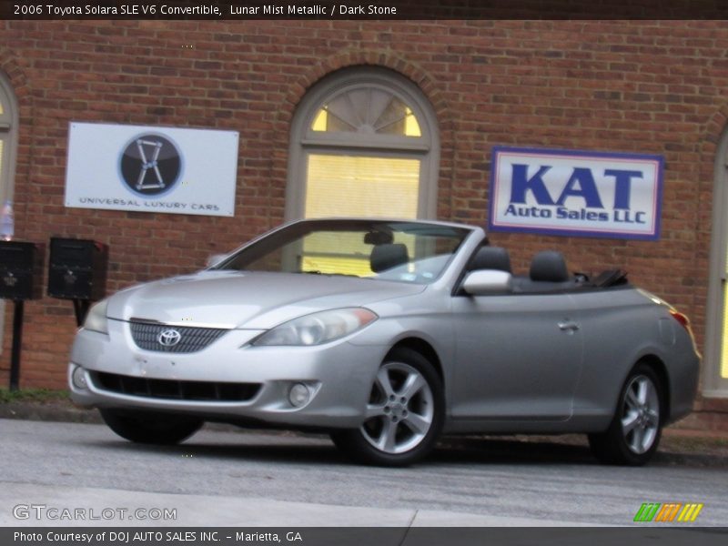 Lunar Mist Metallic / Dark Stone 2006 Toyota Solara SLE V6 Convertible