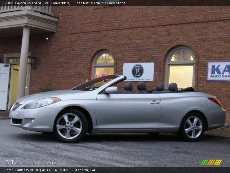 Lunar Mist Metallic / Dark Stone 2006 Toyota Solara SLE V6 Convertible