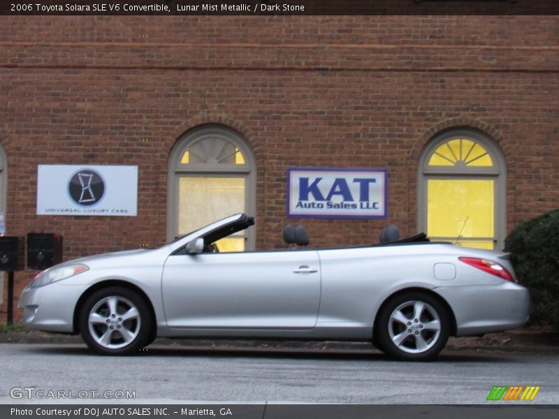 Lunar Mist Metallic / Dark Stone 2006 Toyota Solara SLE V6 Convertible