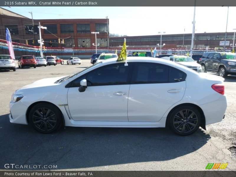 Crystal White Pearl / Carbon Black 2016 Subaru WRX