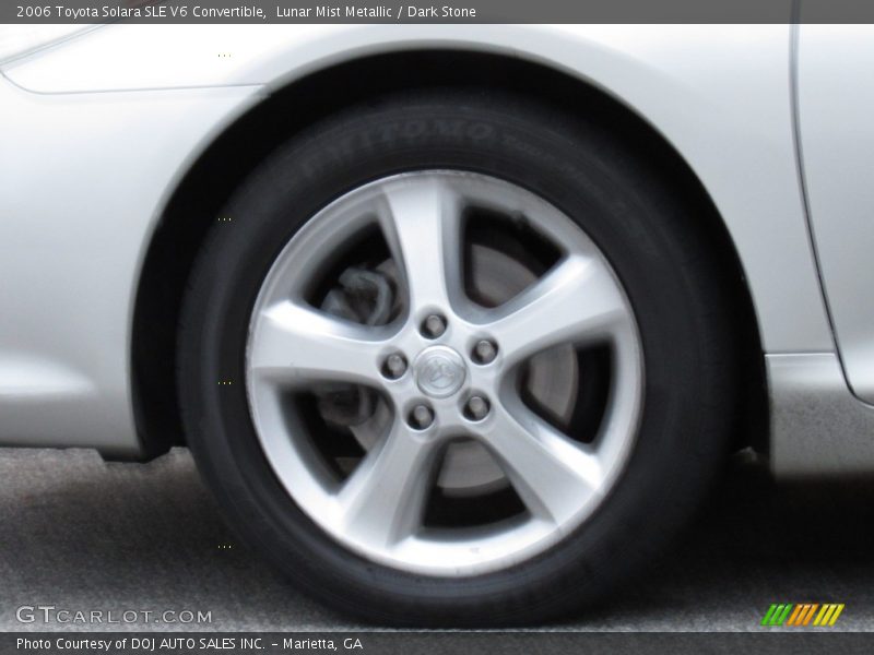 Lunar Mist Metallic / Dark Stone 2006 Toyota Solara SLE V6 Convertible