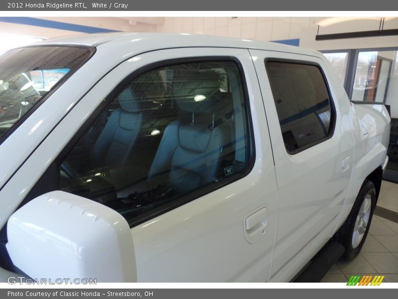 White / Gray 2012 Honda Ridgeline RTL