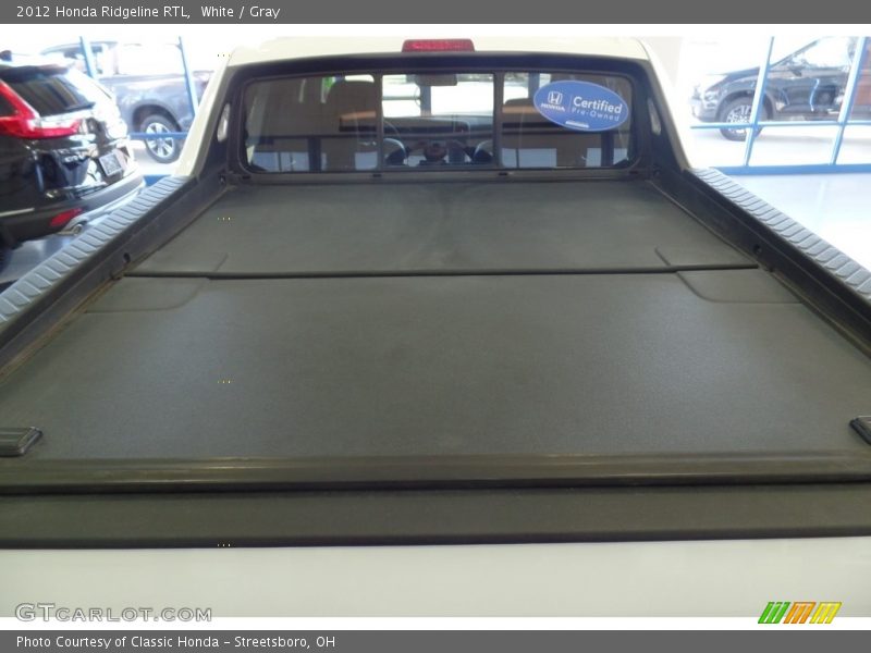 White / Gray 2012 Honda Ridgeline RTL