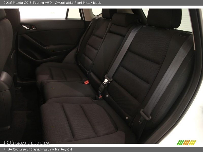 Crystal White Pearl Mica / Black 2016 Mazda CX-5 Touring AWD