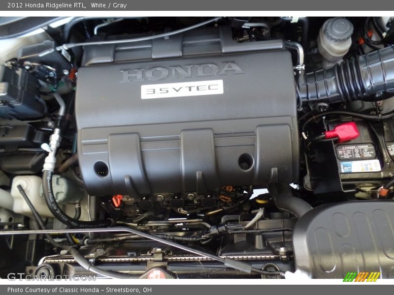 White / Gray 2012 Honda Ridgeline RTL