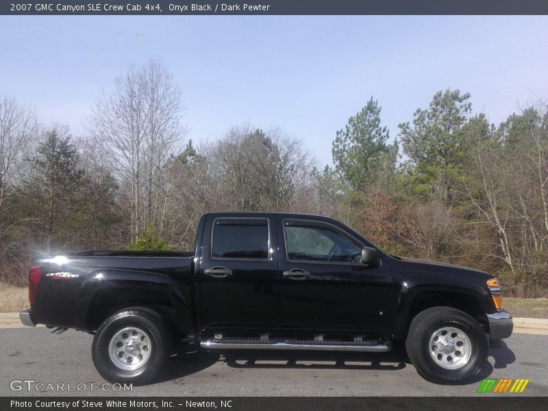 Onyx Black / Dark Pewter 2007 GMC Canyon SLE Crew Cab 4x4
