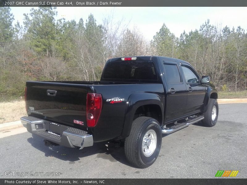 Onyx Black / Dark Pewter 2007 GMC Canyon SLE Crew Cab 4x4