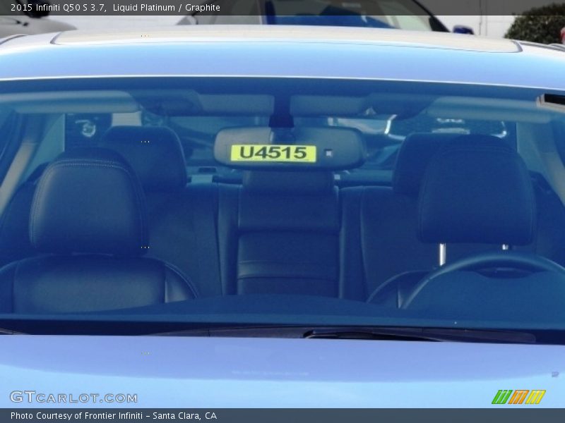 Liquid Platinum / Graphite 2015 Infiniti Q50 S 3.7