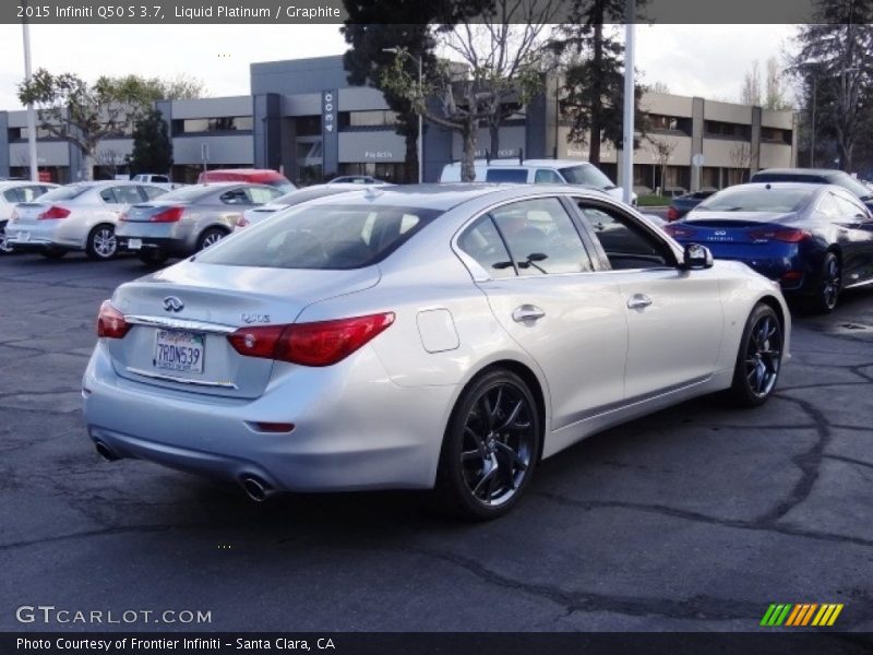 Liquid Platinum / Graphite 2015 Infiniti Q50 S 3.7