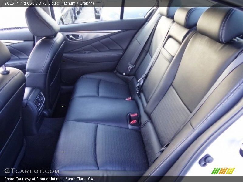 Liquid Platinum / Graphite 2015 Infiniti Q50 S 3.7