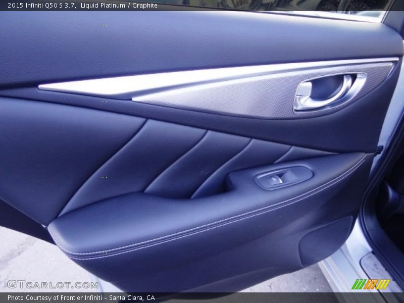 Liquid Platinum / Graphite 2015 Infiniti Q50 S 3.7