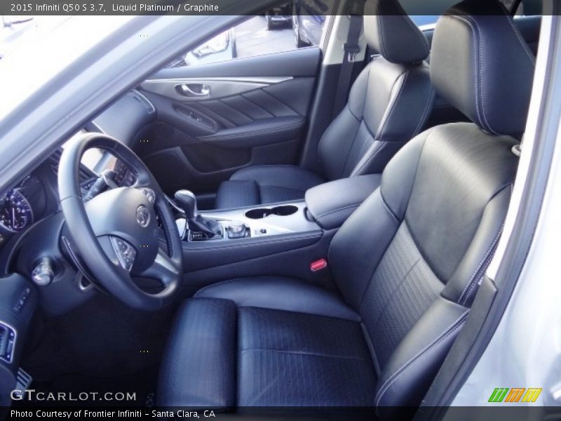 Liquid Platinum / Graphite 2015 Infiniti Q50 S 3.7
