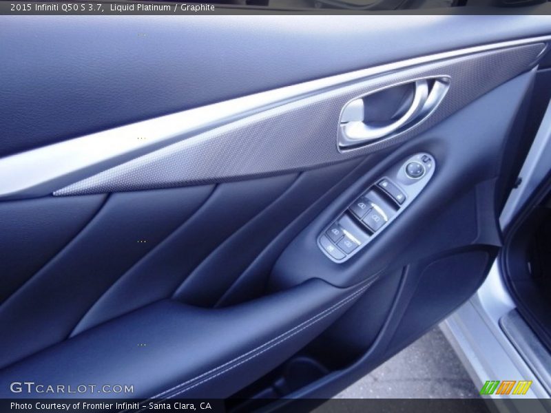 Liquid Platinum / Graphite 2015 Infiniti Q50 S 3.7