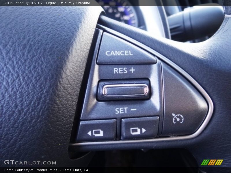Liquid Platinum / Graphite 2015 Infiniti Q50 S 3.7
