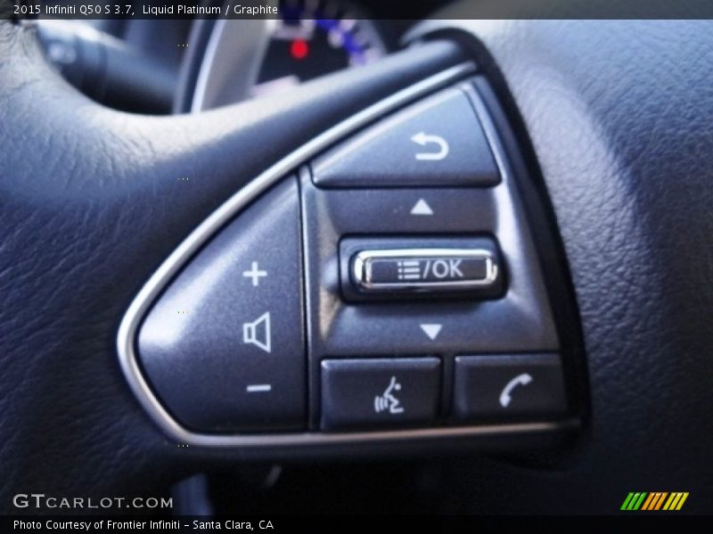 Liquid Platinum / Graphite 2015 Infiniti Q50 S 3.7