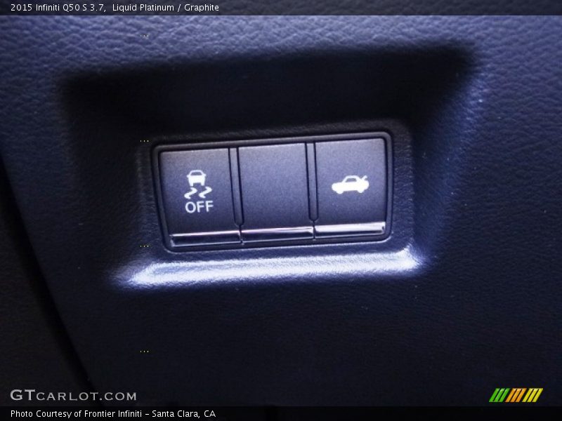 Liquid Platinum / Graphite 2015 Infiniti Q50 S 3.7