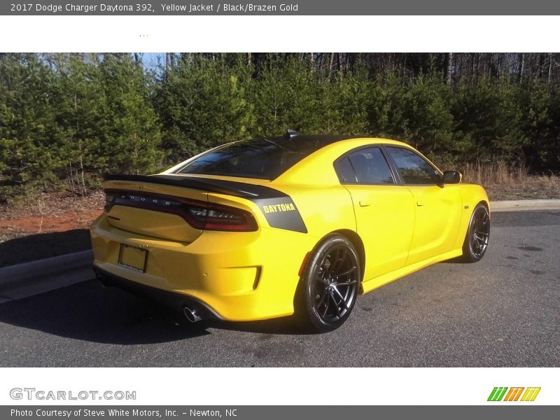 Yellow Jacket / Black/Brazen Gold 2017 Dodge Charger Daytona 392