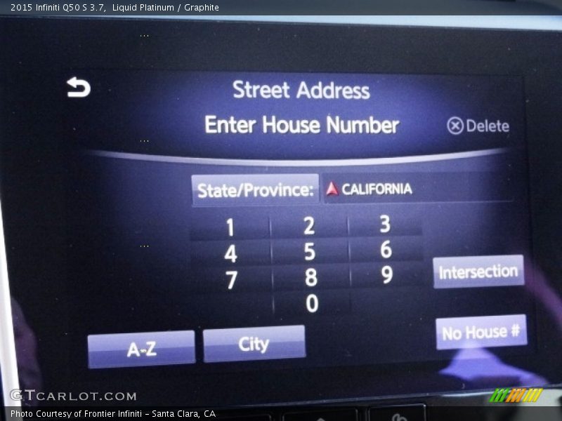 Liquid Platinum / Graphite 2015 Infiniti Q50 S 3.7