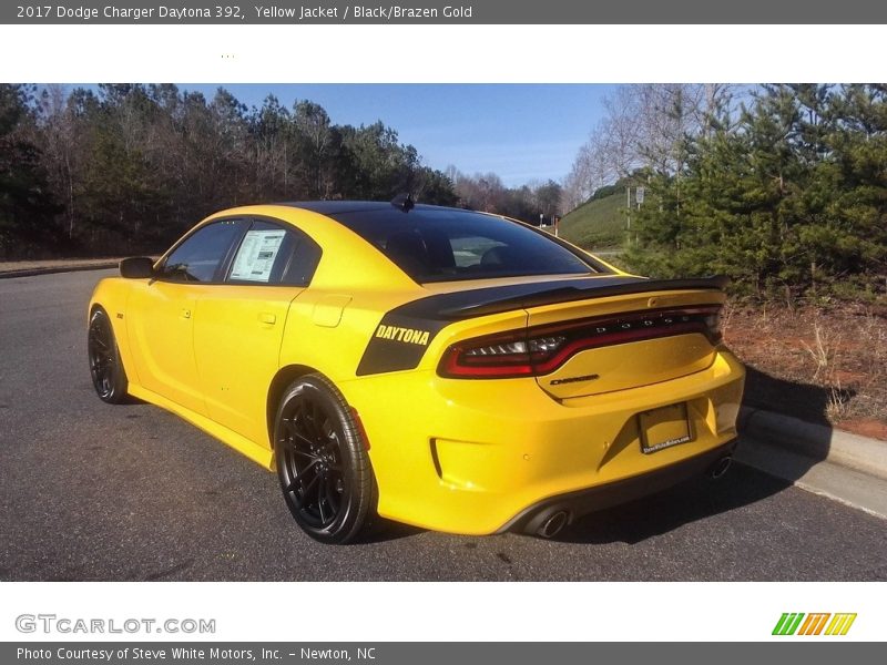 Yellow Jacket / Black/Brazen Gold 2017 Dodge Charger Daytona 392