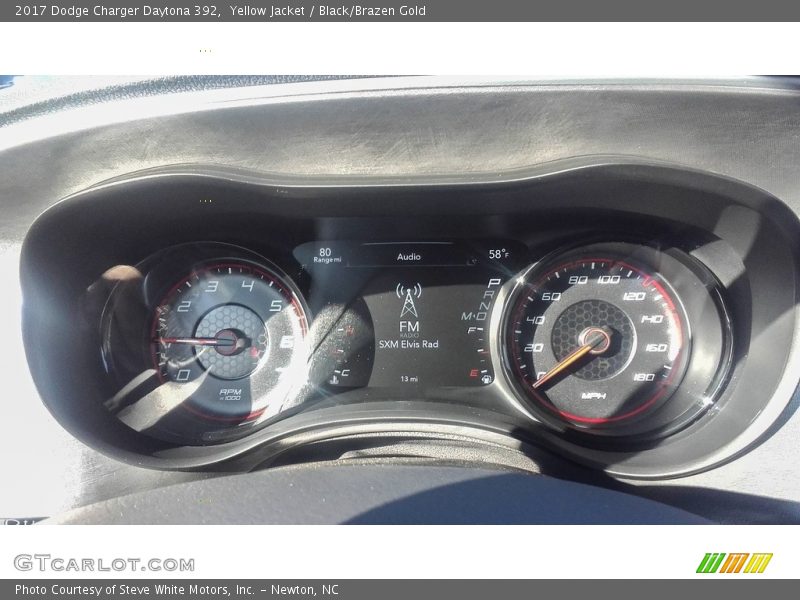 Yellow Jacket / Black/Brazen Gold 2017 Dodge Charger Daytona 392