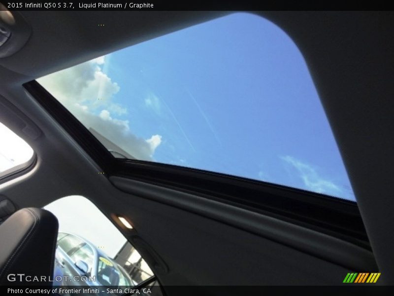 Liquid Platinum / Graphite 2015 Infiniti Q50 S 3.7